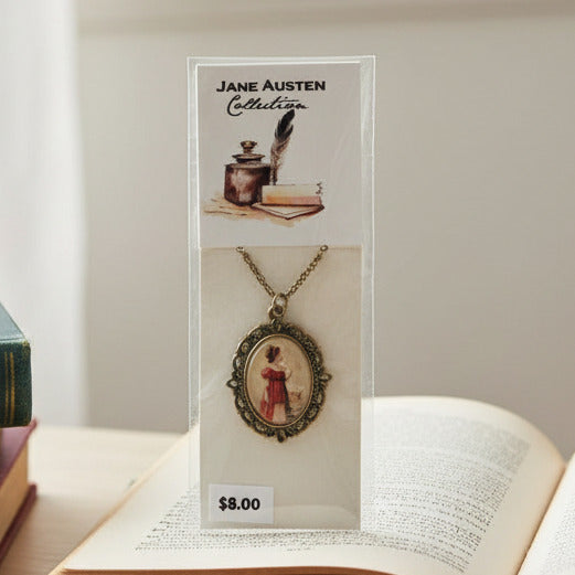Jane Austen Illustrations Necklace