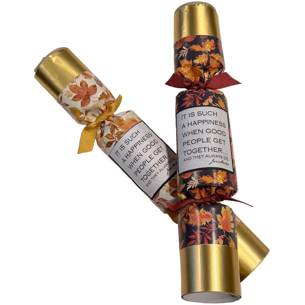 holiday party christmas cracker with jane austen contents