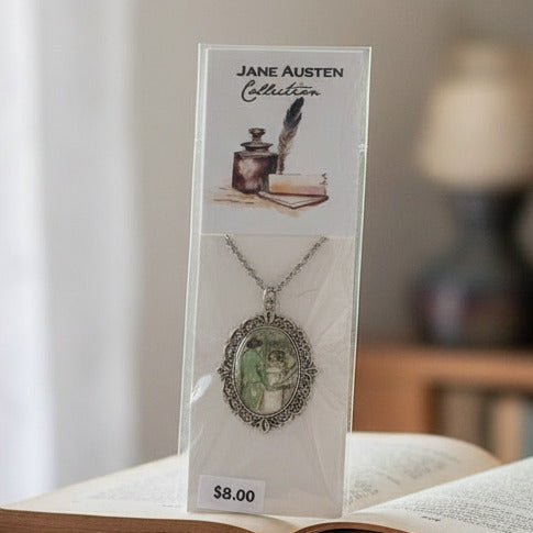 Jane Austen Illustrations Necklace