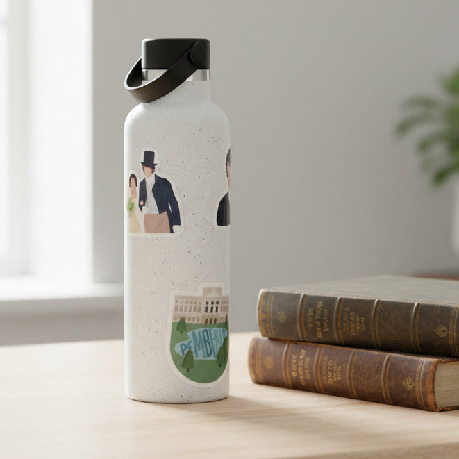 Jane Austen Pride & Prejudice Water Bottle