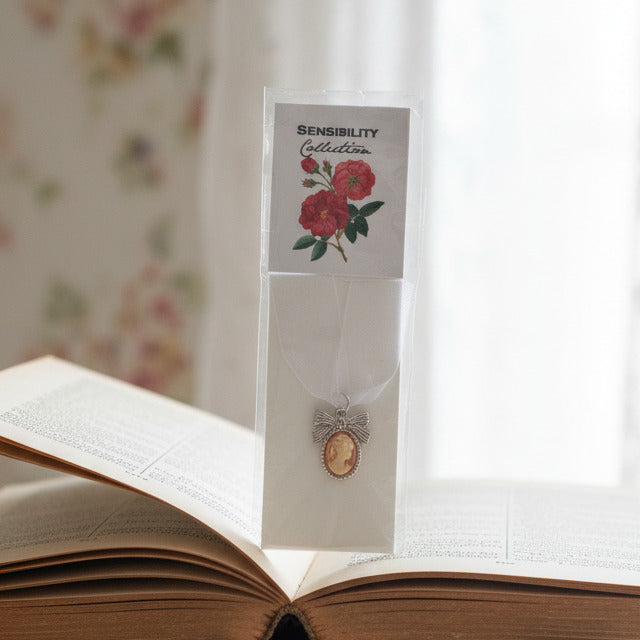 Organza Choker with Cameo