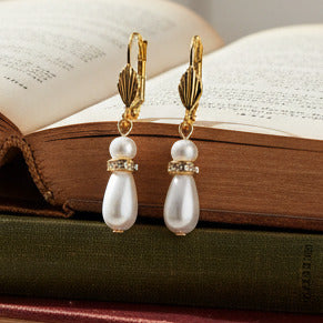 Small Pearl Drop Earrings
