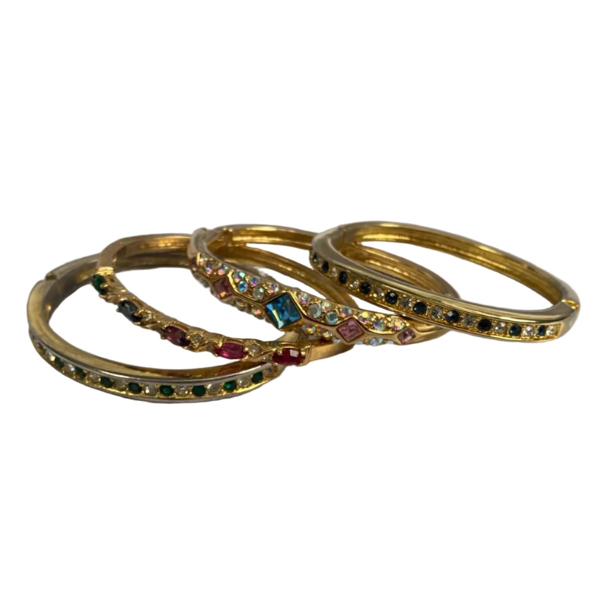Vintage Crystal Gemstone Bracelets