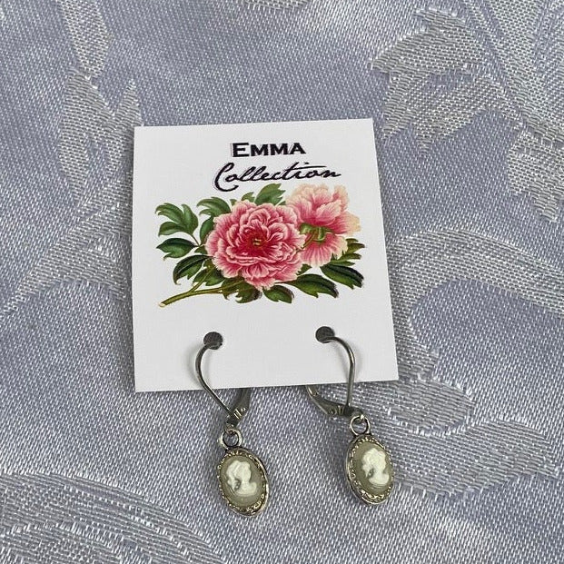 Small Cameo Earrings