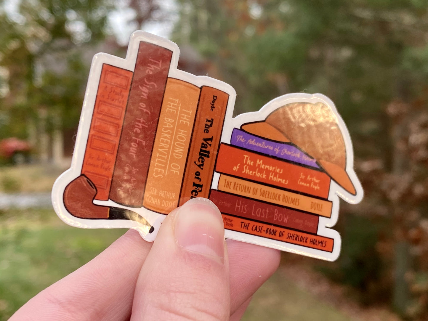 Sherlock Holmes/Arthur Conan Doyle Stickers: Set of 3