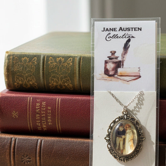 Jane Austen Illustrations Necklace