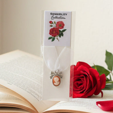 Organza Choker with Cameo