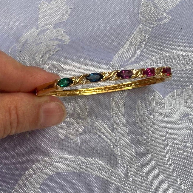 Vintage Crystal Gemstone Bracelets