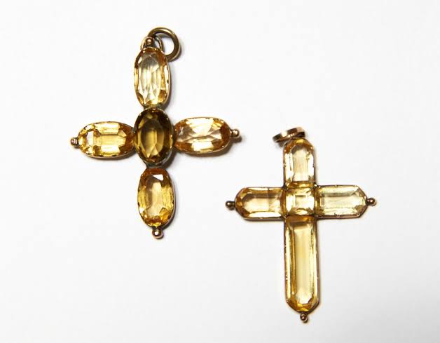 "Jane's" Crystal Cross Necklace