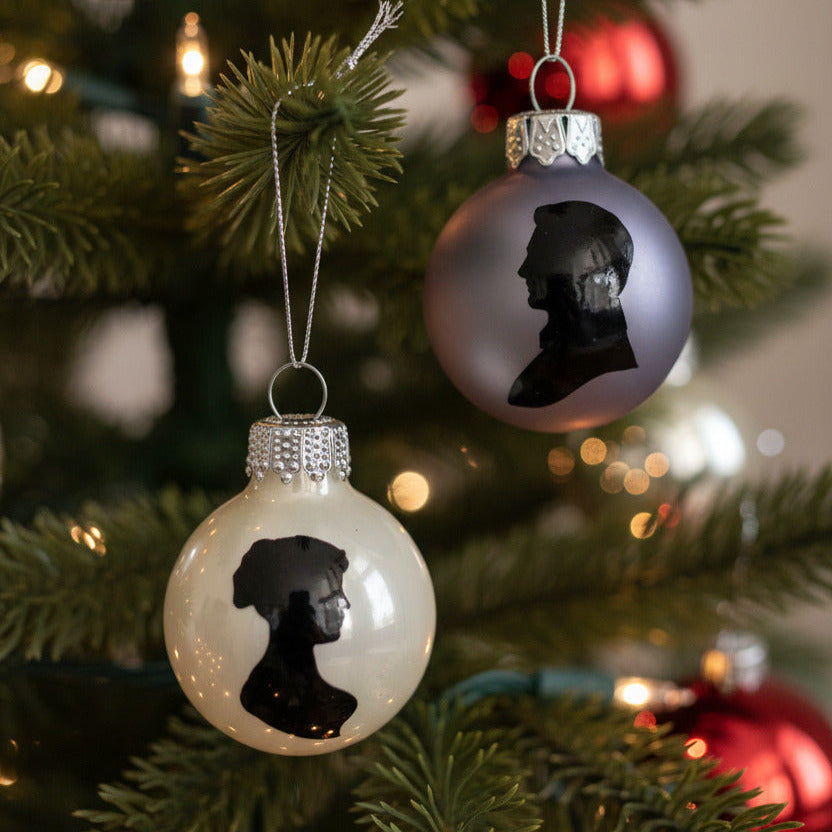 elizabeth and darcy christmas ornaments