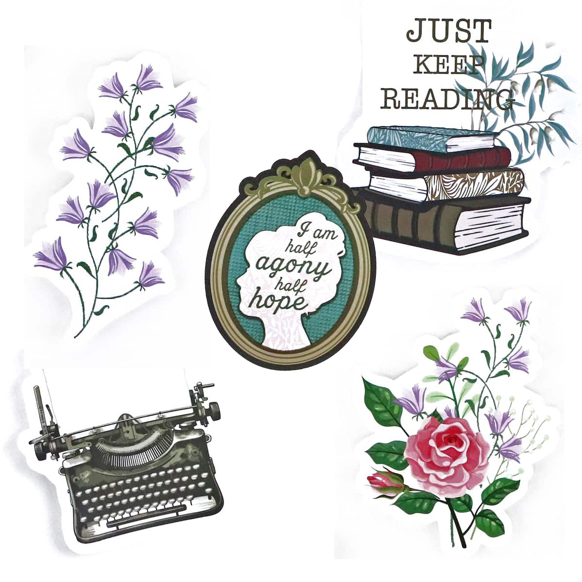 Jane Austen Persuasion Stickers: XL