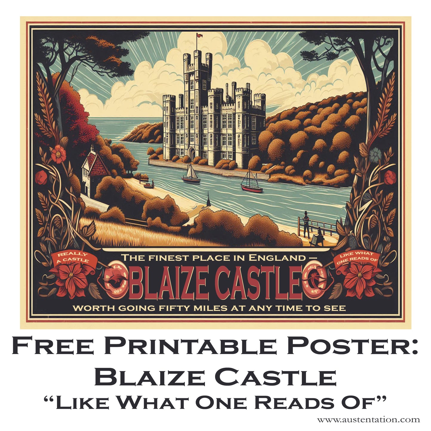 Free Downloadable Printable Blaize Castle Poster