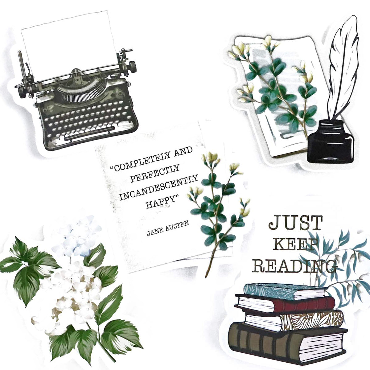 Jane Austen Pride & Prejudice Stickers: XL