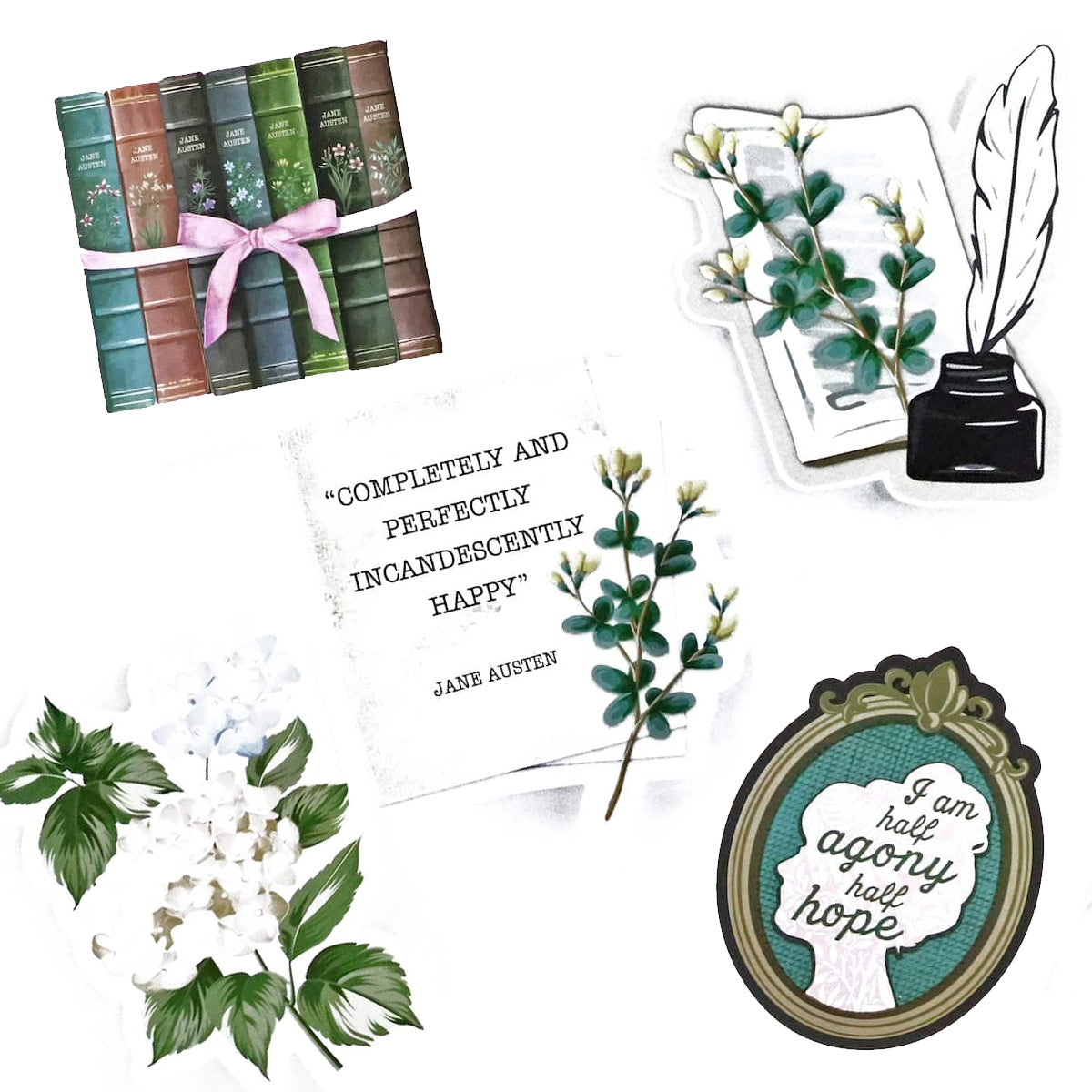 Jane Austen Persuasion Stickers: XL
