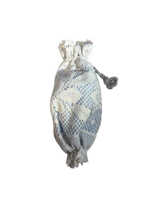 Blue and White Lace Regency/Victorian Reticule