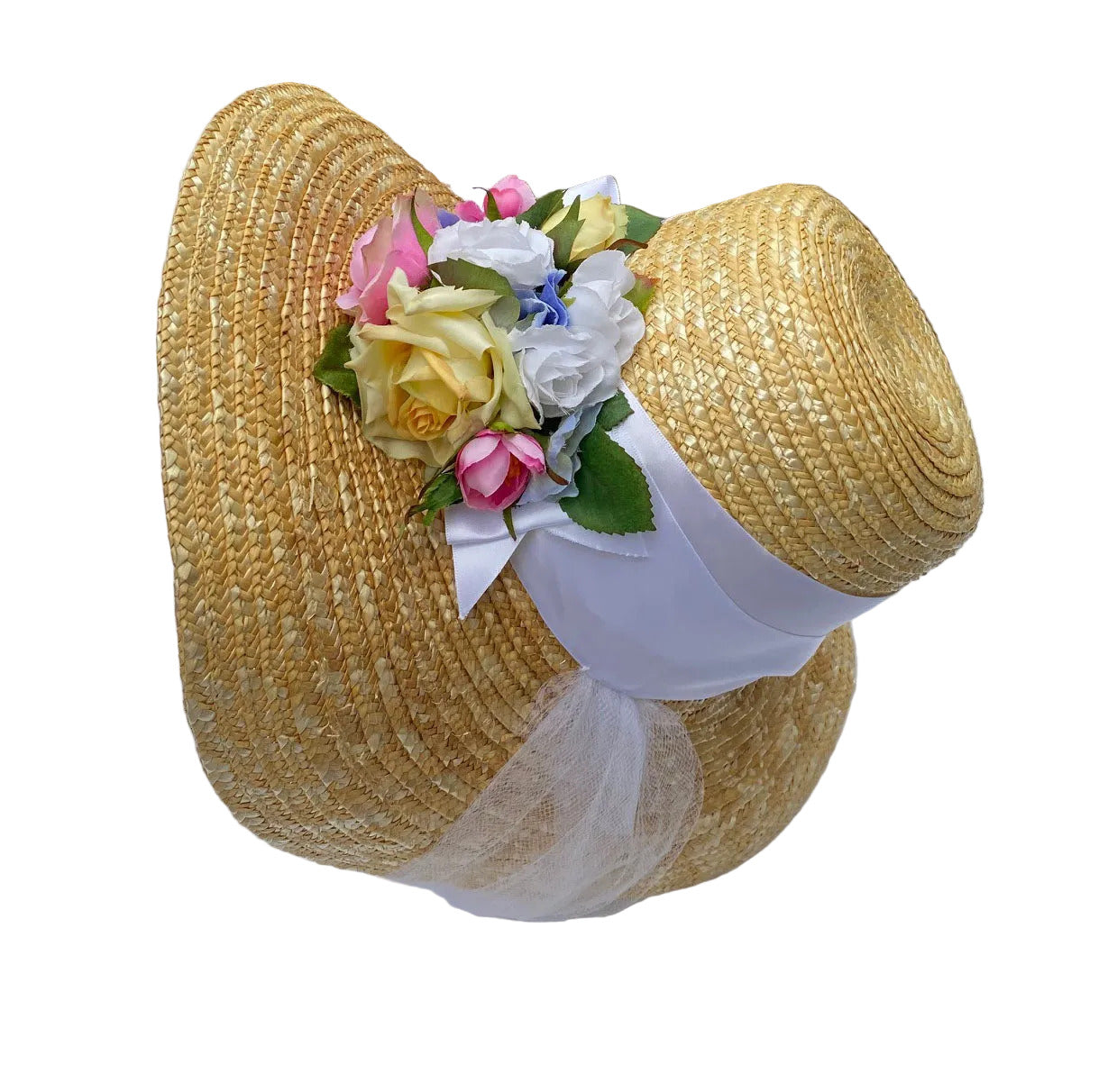 side view of one of a kind spring regency bonnet