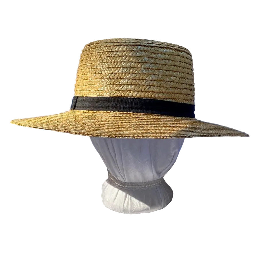 Men's Straw Top Hat: Vintage