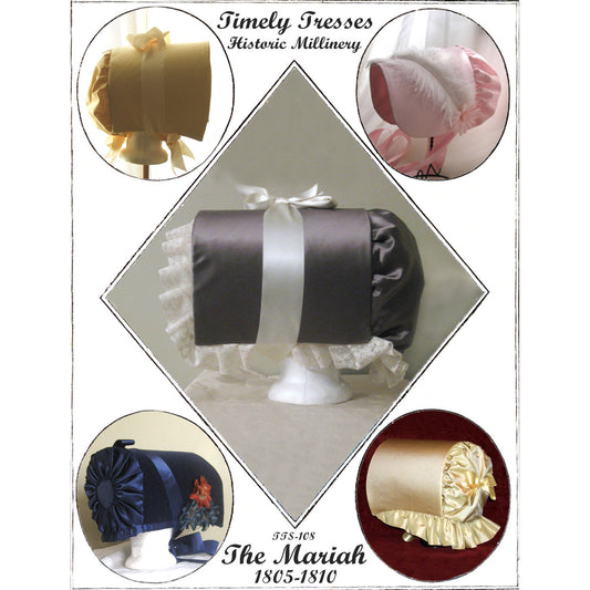 Mariah Regency Bonnet pattern by Timely Tresses